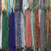 Gemischte Edelstein Perlen, Abakus,Rechenbrett, DIY, gemischte Farben, Länge:38 cm, verkauft von Strang