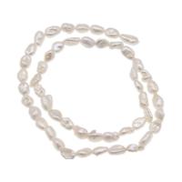 Baroque Cultured Freshwater Pearl Beads, irregular, DIY, white cm 