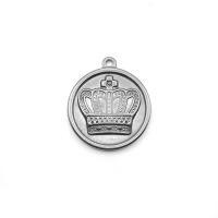 Stainless Steel Crown Pendant, fashion jewelry 