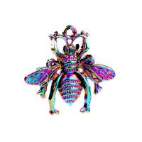 Zinc Alloy Animal Pendants, Bee, plated, DIY, multi-colored cm 