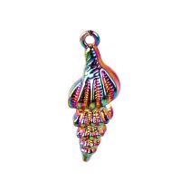 Stainless Steel Pendants, Zinc Alloy, Shell, colorful plated, DIY, multi-colored cm 