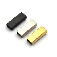 Rectangle Stainless Steel Magnetic Clasp, Acier inoxydable 304, Placage, normes différentes pour le choix, plus de couleurs à choisir Environ 12*6mm, Vendu par PC