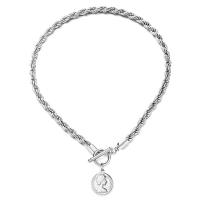 Stainless Steel Jewelry Necklace, plated, French Rope Chain & for woman .54 Inch 