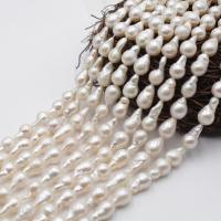 Barock kultivierten Süßwassersee Perlen, Natürliche kultivierte Süßwasserperlen, DIY, weiß, 8-15mm, Länge:38-40 cm, verkauft von Strang