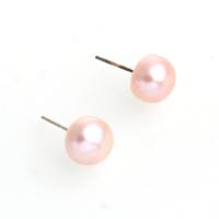 Freshwater Pearl Stud Earring, for woman, mixed colors, 4-16mm 