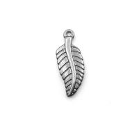 Stainless Steel Leaf Pendant, fashion jewelry 