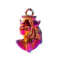 Stainless Steel Pendants, Zinc Alloy, colorful plated, DIY, multi-colored cm 
