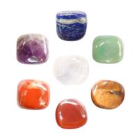 Natural Stone Gemstone Chakra, polished, multi-colored, 10-20mm [
