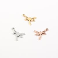 Stainless Steel Animal Pendants, Dragonfly, polished, DIY & hollow Approx 1.4mm 