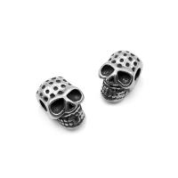 Stainless Steel Spacer Bead, Skull, fashion jewelry 