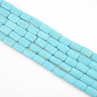 Perles en Turquoise naturelle, rectangle, poli, DIY, plus de couleurs à choisir cm, Vendu par brin