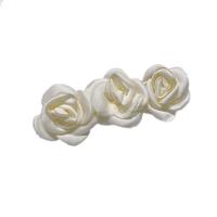Hair Barrettes, Cloth, with Gauze, Flower, Korean style & for woman 