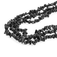 Gemstone Chips, Non Magnetic Hematite, black, 5-13mm Approx 0.8mm Approx 33.8 Inch, Approx 