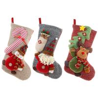 Christmas Stocking and Holder for your Mantel, Cloth, Christmas Design & hanging 