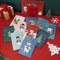 Papier Weihnachtskarte, Rechteck, Drucken, unterschiedliche Farbe und Muster für die Wahl & für Frau, 105x160mm, verkauft von PC