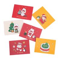 Papier Weihnachtskarte, Rechteck, Drucken, unterschiedliche Farbe und Muster für die Wahl, 70x95mm, verkauft von PC