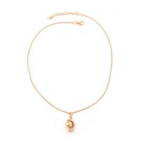 Zinc Alloy Necklace, with 1.96inch extender chain, Globe, plated, rotatable & oval chain & for woman 8mm Approx 15.7 Inch 