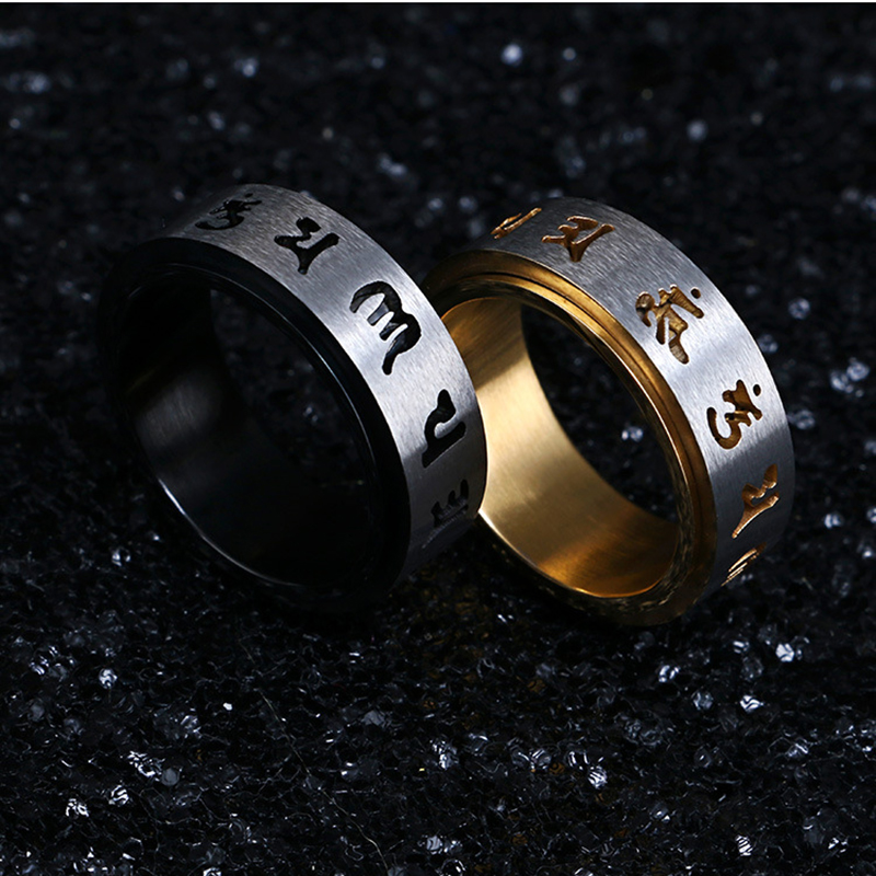 Titanium Steel Finger Ring, plated, Unisex & different size for choice, more colors for choice, US Ring Size:7-12, Sold By PC