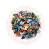 Gemstone Chips, Cats Eye, Nuggets & no hole, multi-colored 