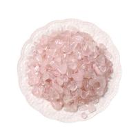 Chips de pierres précieuses , quartz rose, pepite, normes différentes pour le choix & aucun trou, rose, Vendu par sac