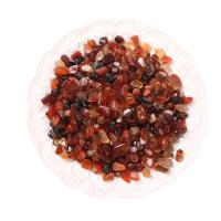 Gemstone Chips, Red Agate, Nuggets & no hole, red 