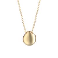 Sterling Silver Jewelry Necklace, 925 Sterling Silver, with 1.96inch extender chain, irregular, gold color plated, oval chain & for woman Approx 15.74 Inch 