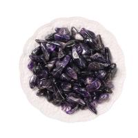 Chips de pierres précieuses , améthyste, pepite, normes différentes pour le choix & aucun trou, violet, Vendu par sac