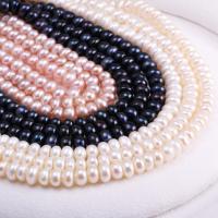 Round Cultured Freshwater Pearl Beads, DIY 6-7mm cm 