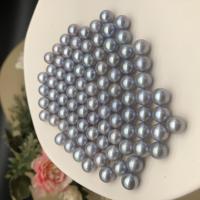 Perlas Freshwater sin Agujero, Perlas cultivadas de agua dulce, Esférico, azul, 8.5-9mm, Vendido por UD