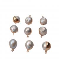 Colgante de cobre con perla cultivada de agua dulce  , Perlas cultivadas de agua dulce, con metal, color mixto, 13-15mm, Vendido por UD