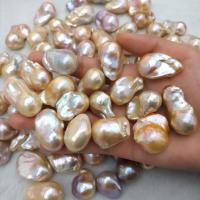 Natural Freshwater Pearl Loose Beads, Baroque, DIY, mixed colors, 23mm 