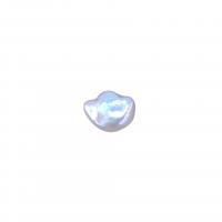 Perlas Freshwater sin Agujero, Perlas cultivadas de agua dulce, Lingote, Bricolaje, Blanco, 12x16mm, Vendido por UD