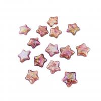 Perlas Freshwater sin Agujero, Perlas cultivadas de agua dulce, Estrella, Bricolaje, multicolor, 11-12mm, Vendido por UD