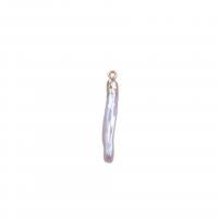 Colgante de cobre con perla cultivada de agua dulce  , Perlas cultivadas de agua dulce, con metal, color mixto, 20mm, Vendido por UD