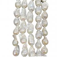 Perles nacres baroques de culture d'eau douce , perle d'eau douce cultivée, Naturel & bijoux de mode & DIY, blanc .78-15.75 pouce, Vendu par brin