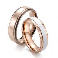 Titanium Steel Finger Ring, plated, Unisex  6mm, US Ring 