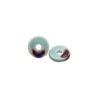 Placage Perle Porcelaine, Rond, fait à la main, DIY, couleurs mélangées Vendu par PC