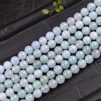 Jadeite Beads, Round, DIY, blue cm 
