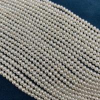 Round Cultured Freshwater Pearl Beads, DIY, white, 2.8-3mm cm 