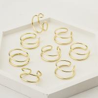 Brass Ring Findings, 14K gold plated, DIY, 19mm 