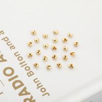 Brass Crimp Beads, Moon, 14K gold plated, DIY 