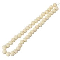 Ochse Geschnitzte Knochen-Perlen, Rind-Knochen, DIY, beige, 12mm, Länge:ca. 15.6 ZollInch, ca. 33PCs/Strang, verkauft von Strang