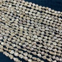 Perla Barroca Freshwater, Perlas cultivadas de agua dulce, Bricolaje, Blanco, 10-12mm, longitud:38 cm, Vendido por Sarta