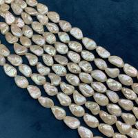 Perlas Keishi Cultivadas de Agua Dulce, Perlas cultivadas de agua dulce, Bricolaje, Blanco, 10-11mm, longitud:38 cm, Vendido por Sarta
