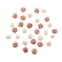 Ball Cluster Cultured Pearl Beads, Round, natural, DIY 