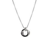 Stainless Steel Jewelry Necklace, Donut, Unisex & hollow Approx 27.5 Inch 