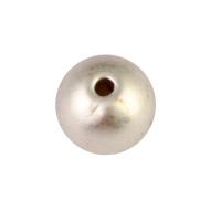 Plating Plastic Beads, Plastic Pearl, Round, DIY, white, 8mm 