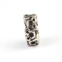 Zinc Alloy Spacer Beads, DIY, silver color, 9mm 