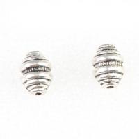 Zinc Alloy Jewelry Beads, DIY, silver color, 9mm 