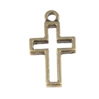 Цинкового сплава крест подвески, цинковый сплав, Kресты, под старинное золото, 22mm, продается PC